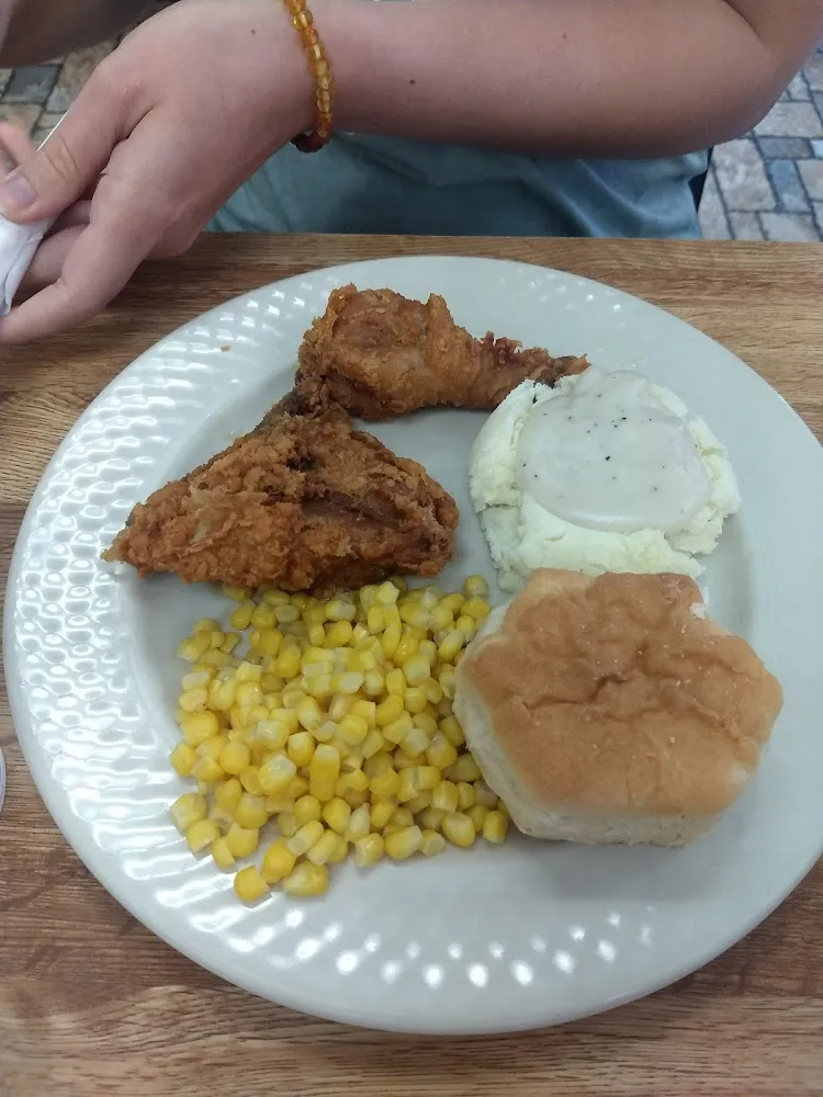 Broasted Chicken and Mashed Potatoes